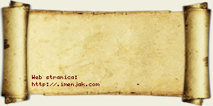 Kristina Rnić vizit kartica